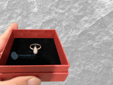 Nhẫn lưu giữ sữa mẹ tóc bé móng tay bé Keepsake MB_Luu giữ kỷ vật của bé