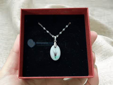Mặt dây chuyền sữa mẹ Mầm xanh_Keepsake MB