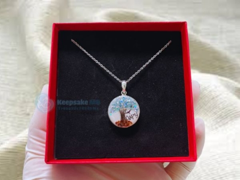 Mặt dây chuyền sữa mẹ Cây sự sống 3 - Trang sức sữa mẹ Keepsake MB