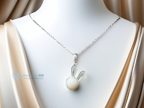 Mặt dây chuyền sữa mẹ Thỏ con_Trang sức làm từ sữa mẹ Keepsake MB