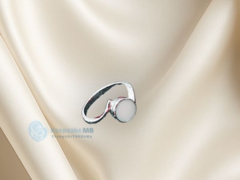 Nhẫn sữa mẹ Vầng trăng kỷ niệm - Trang sức sữa mẹ Keepsake MB