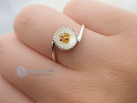 Nhẫn sữa mẹ Vằng trăng thiêng liêng - Trang sức sữa mẹ Keepsake MB