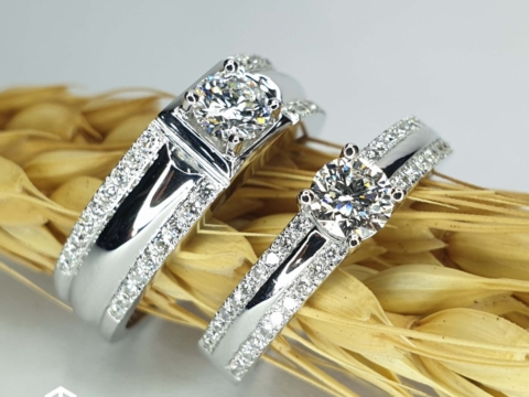 Nhẫn cưới kim cương
